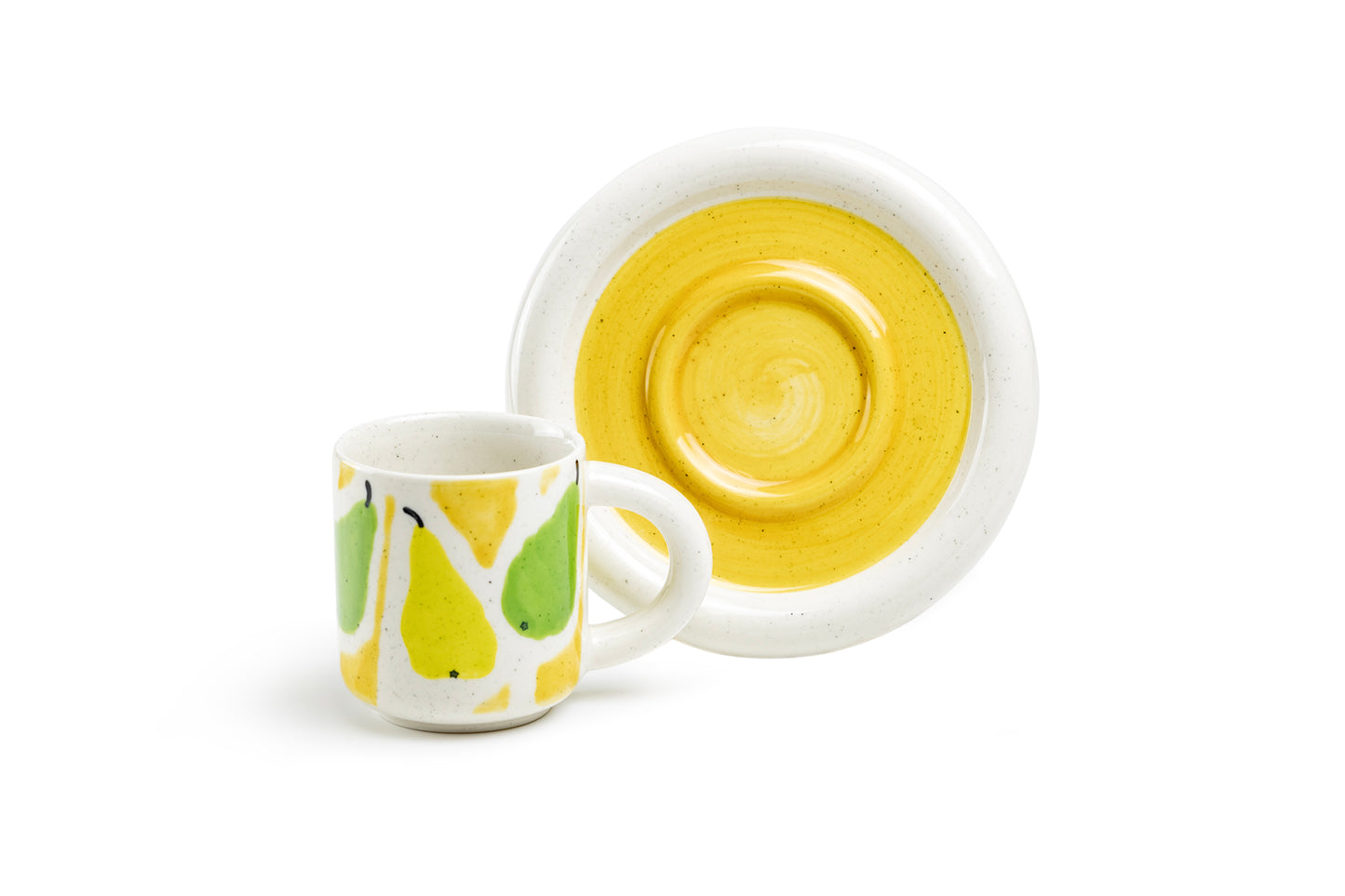 Pear Delight 4oz Demitasse Cup and Saucer