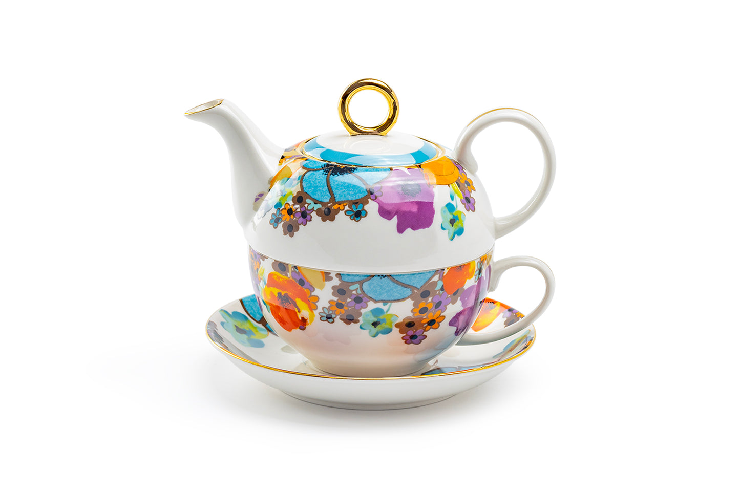Meadow Joy Fine Porcelain Tea For One Set