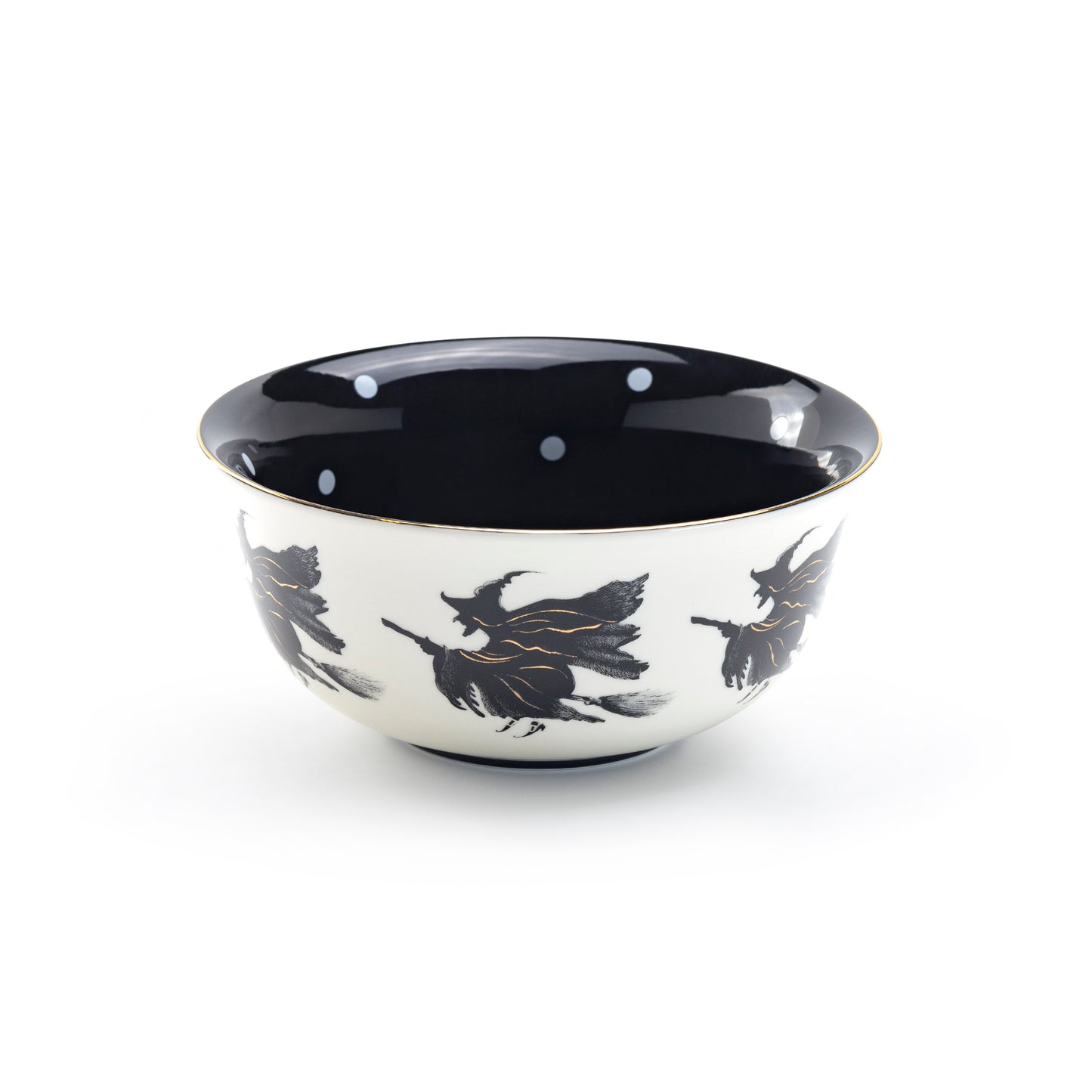 Halloween Flying Witch Bowl