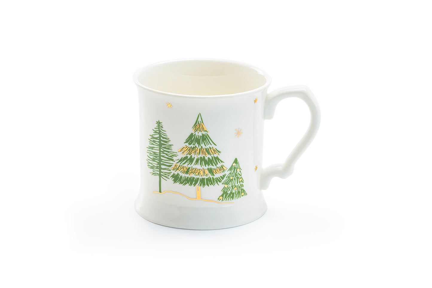 Christmas Pine Trees Fine Porcelain Mug