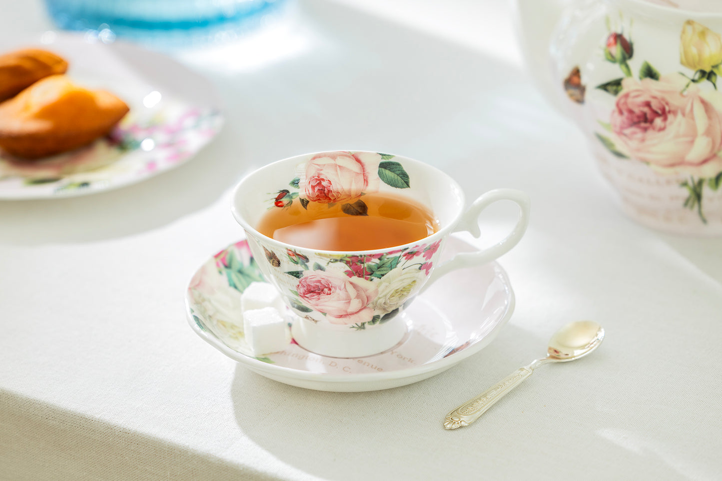 Liz's Rose Garden Bone China Tea Set