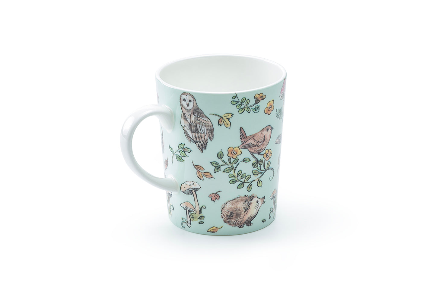 Spring Forest Friends Blue Bone China Mug
