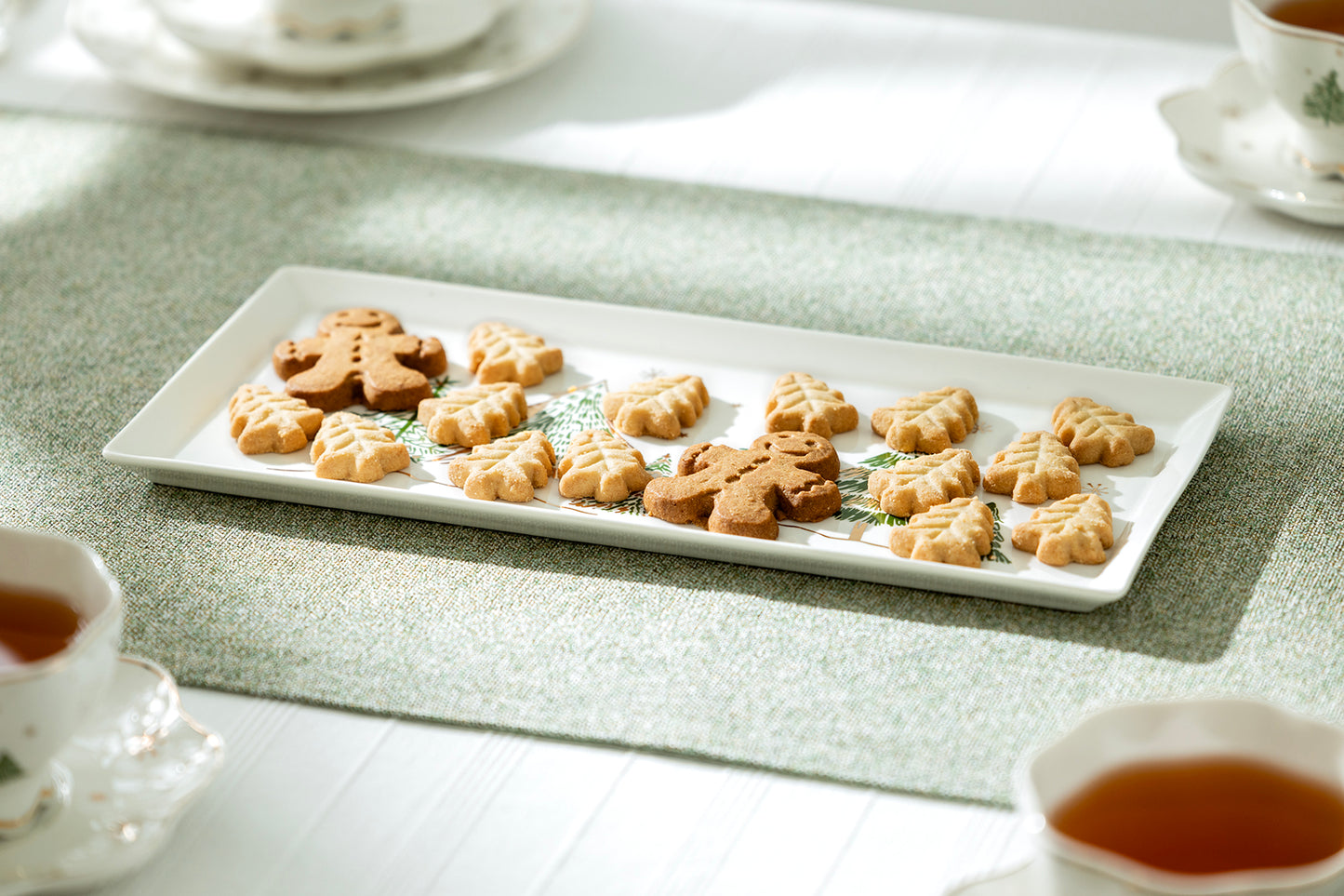 Christmas Pine Trees Fine Porcelain Serving Tray