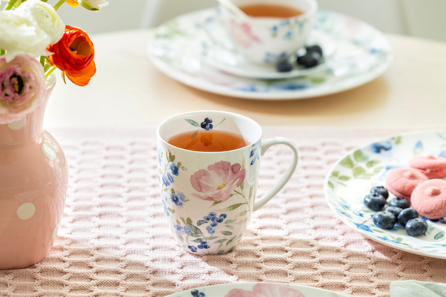 Indigo Garden Grace Bone China Mug
