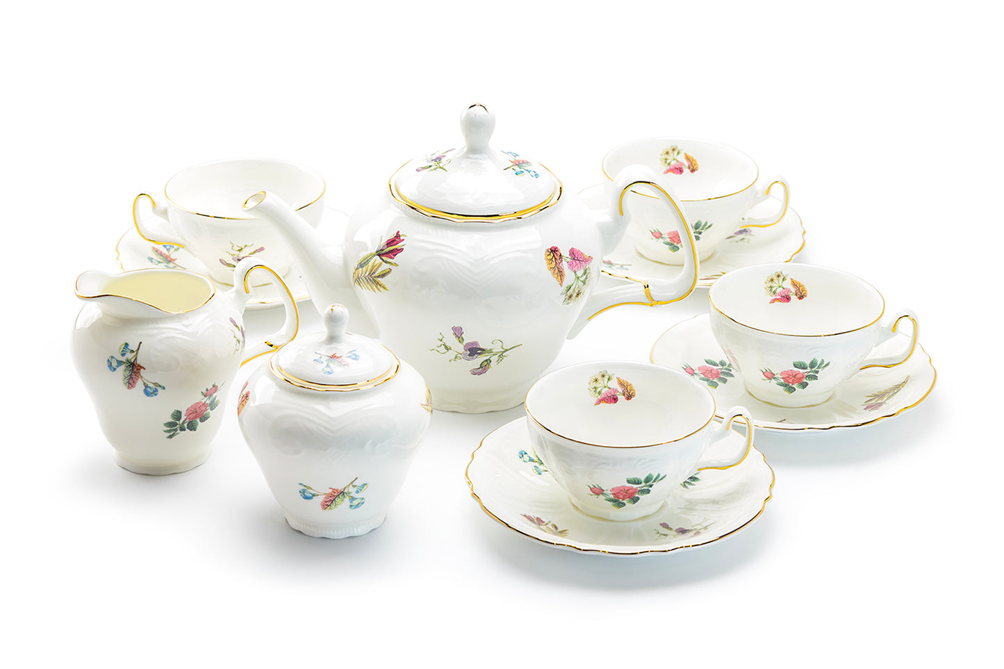 Anna Garden Bone China Tea Set