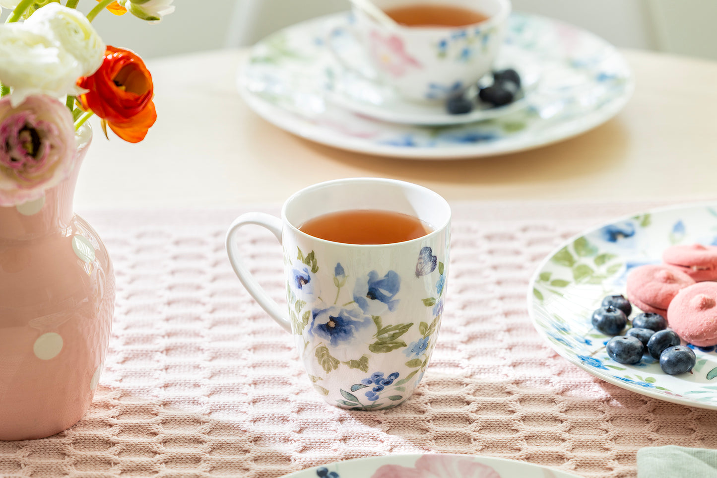 Indigo Garden Grace Bone China Mug