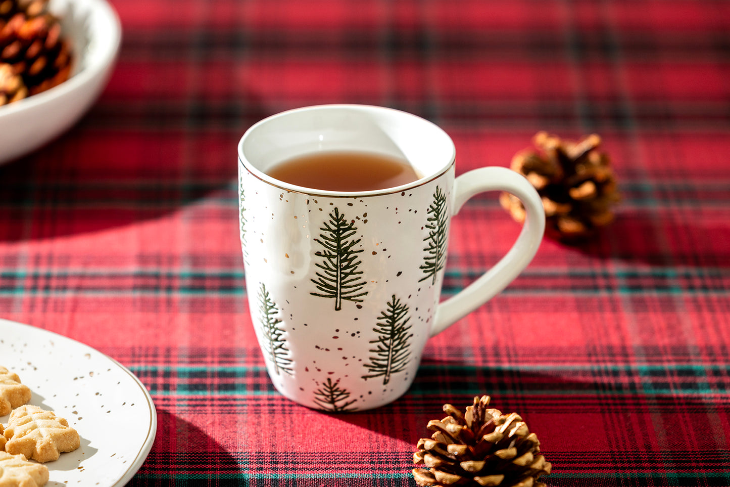 Snowy Pine Trees Mug