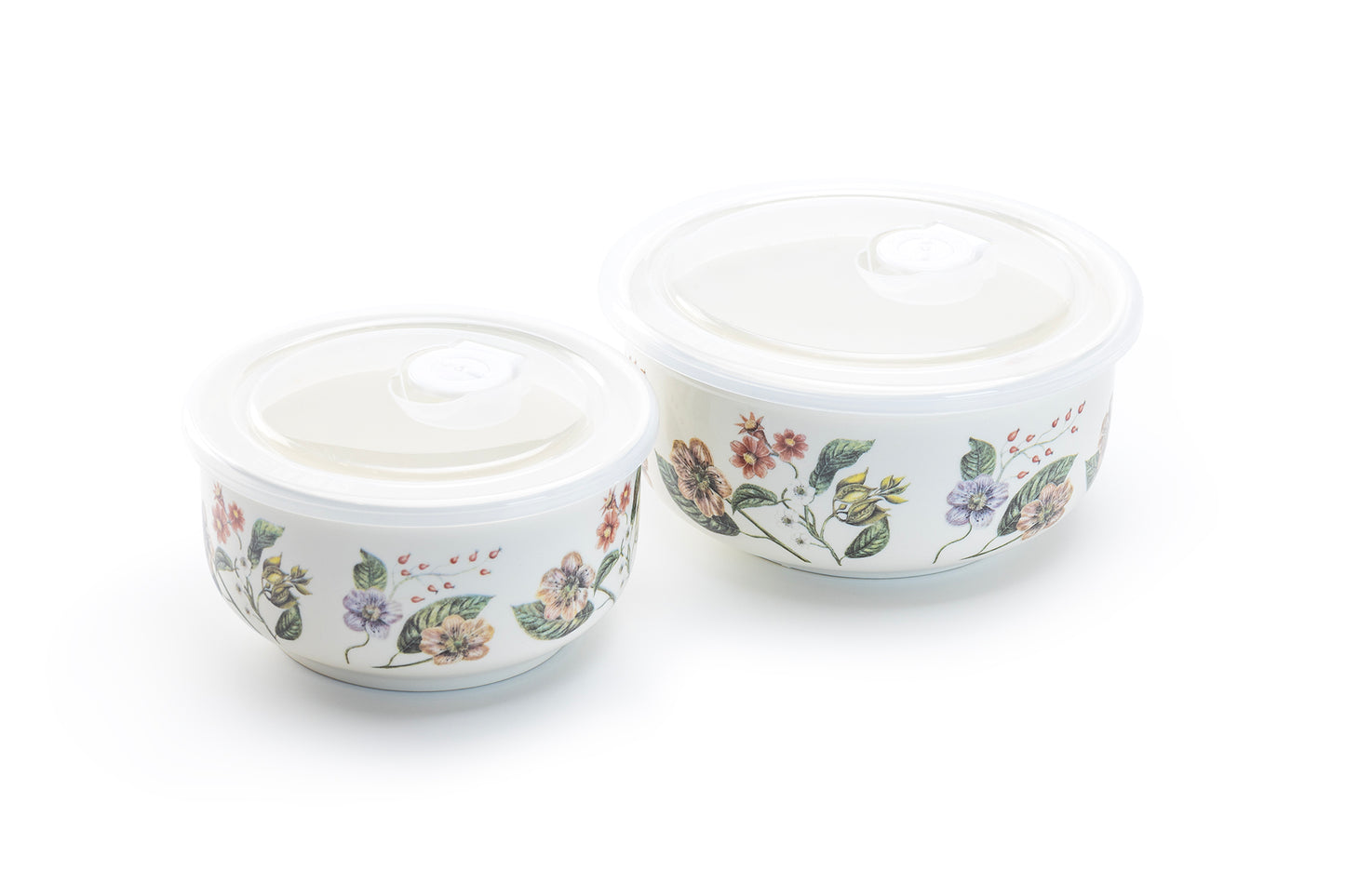 Garden Joy Storage Bowls with Vented Lids Set of 2