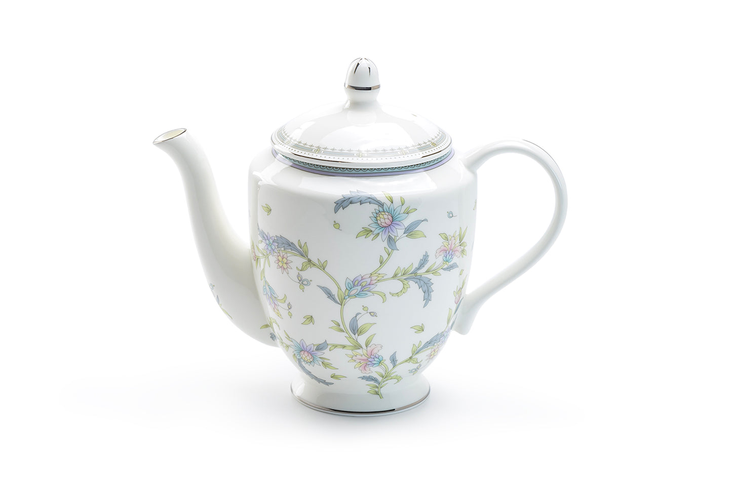 Lotus Garden Bone China Teapot