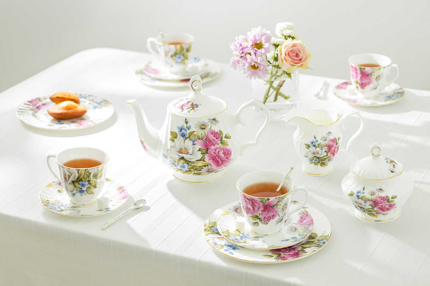 Grace's Rose Bone China Tea Set