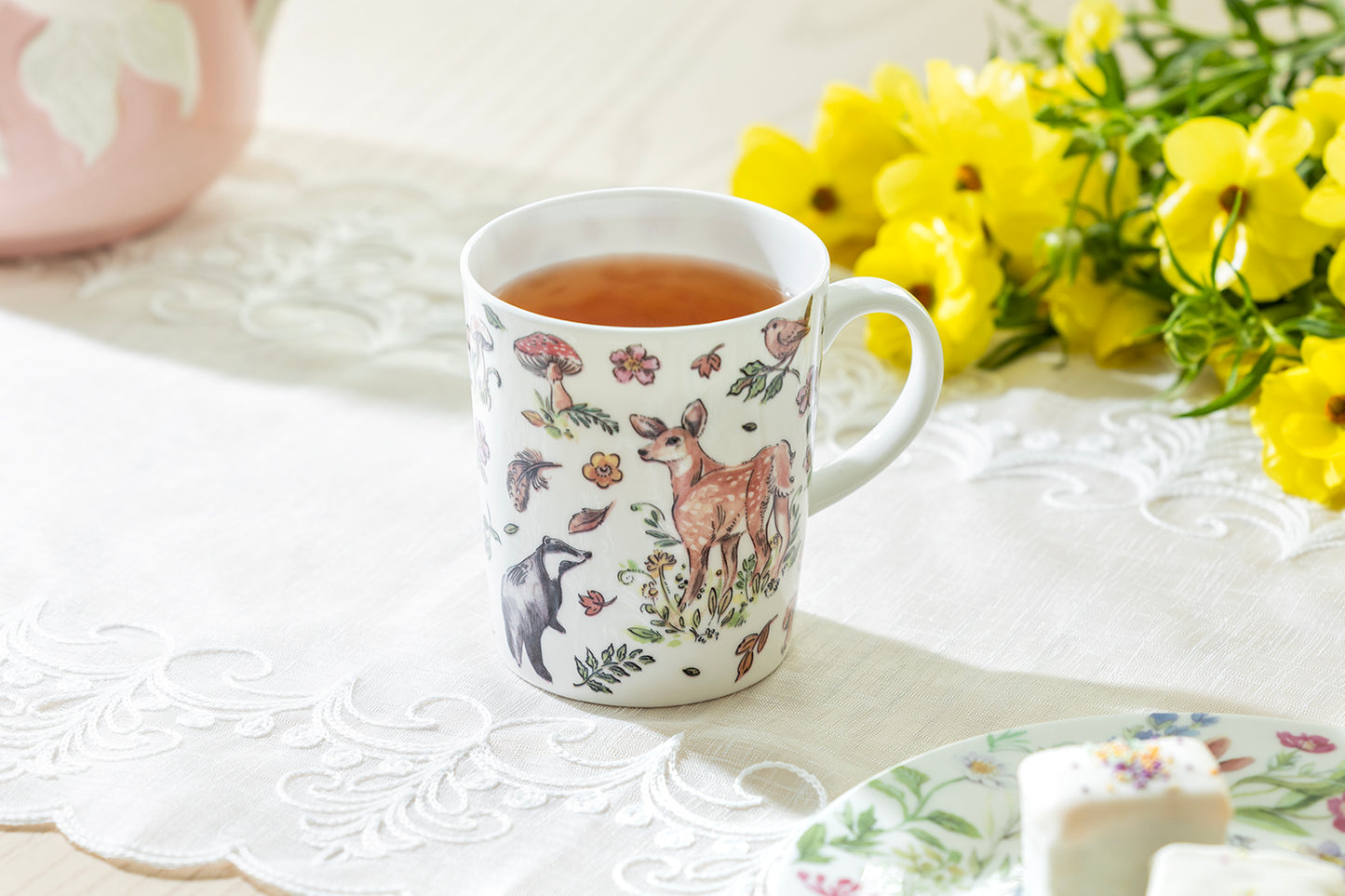 Spring Forest Friends Bone China Mug