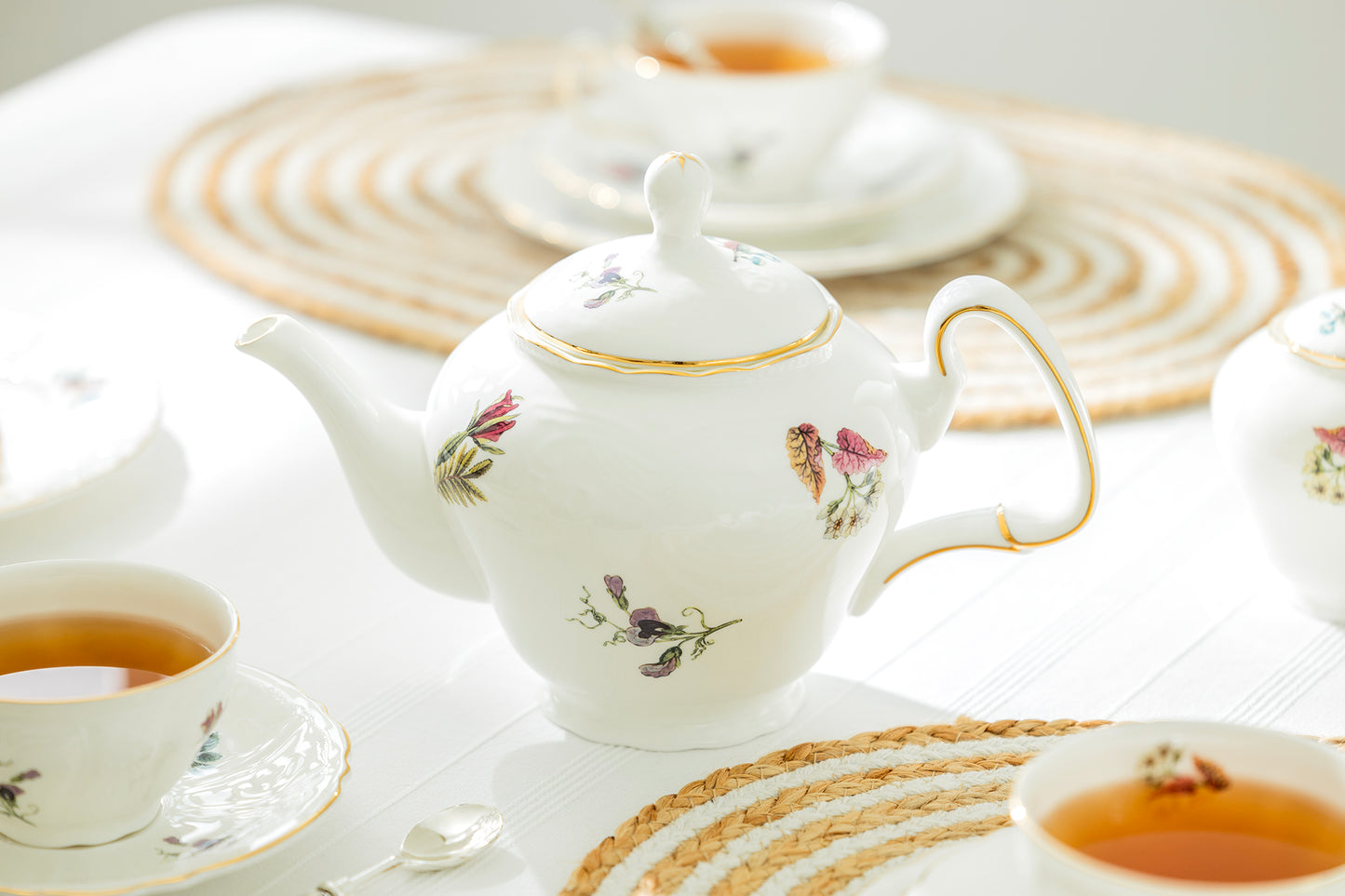 Anna Garden Bone China Teapot