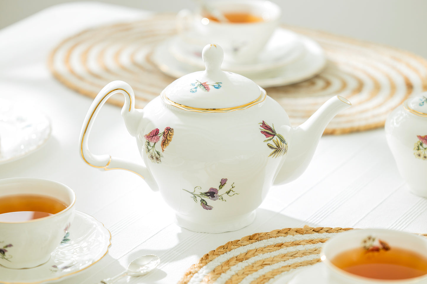 Anna Garden Bone China Tea Set