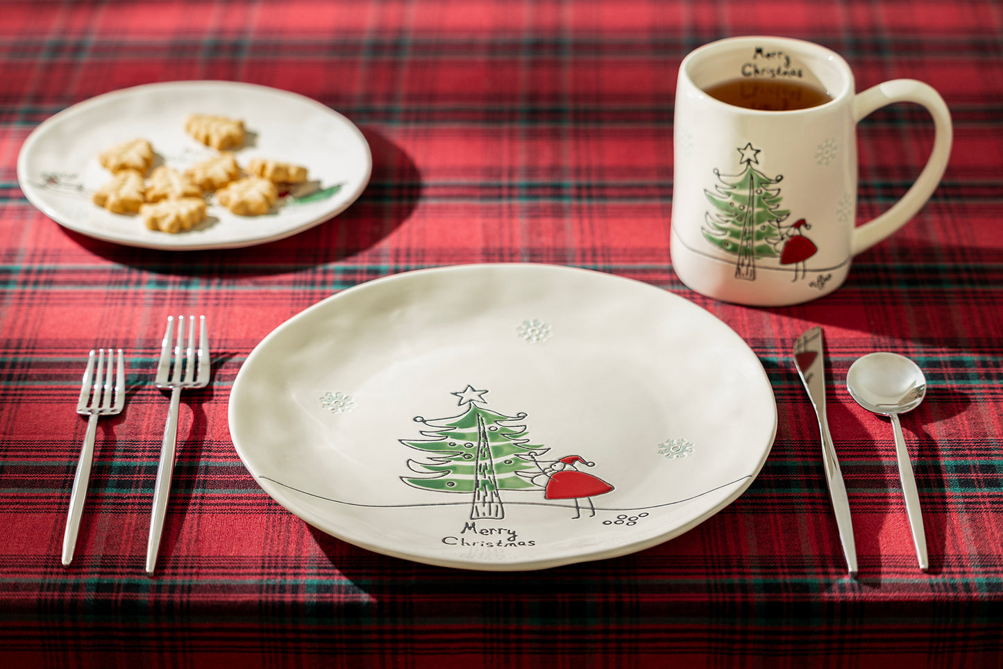 Santa’s Christmas Tree Dinner Plate