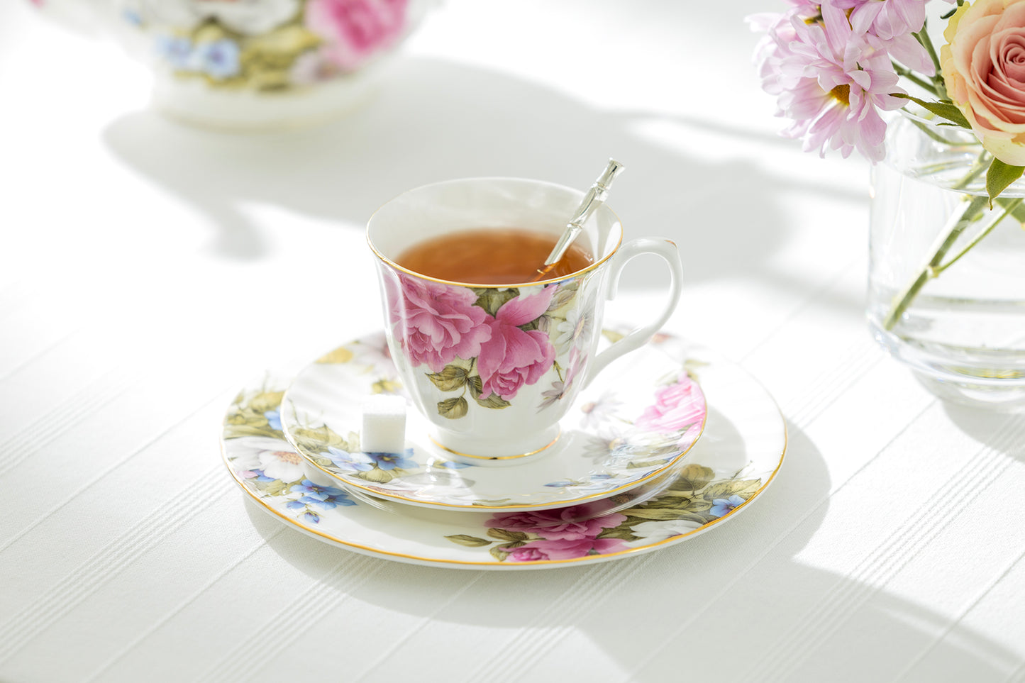 Grace's Rose Bone China Tea Set