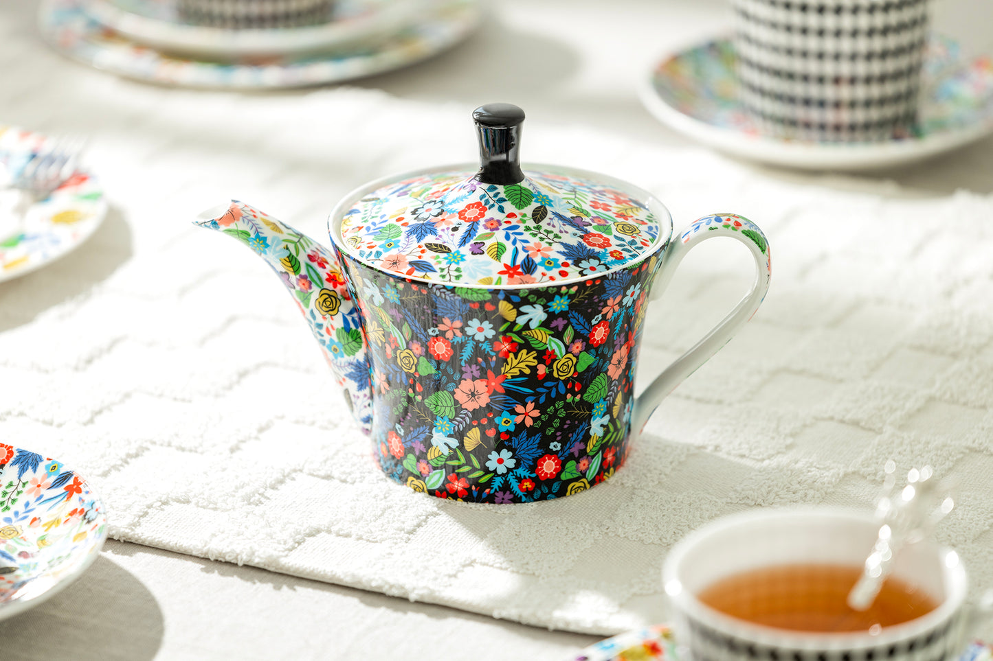 Mad Hatter Bone China Teapot