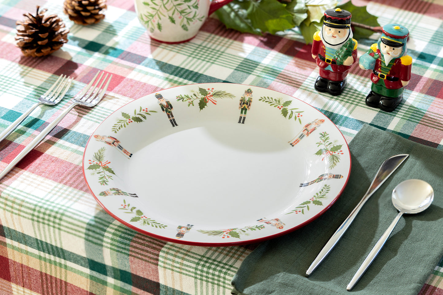 Holiday Royal Nutcrackers Dinner Plate