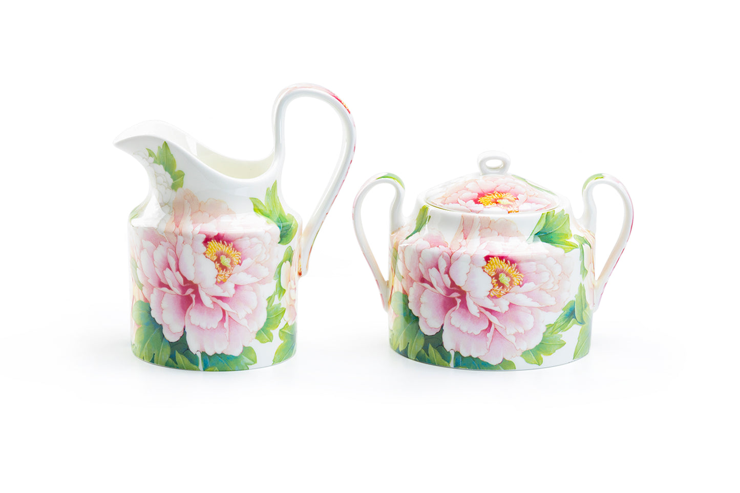 Empire Peony Bone China Sugar & Creamer Set