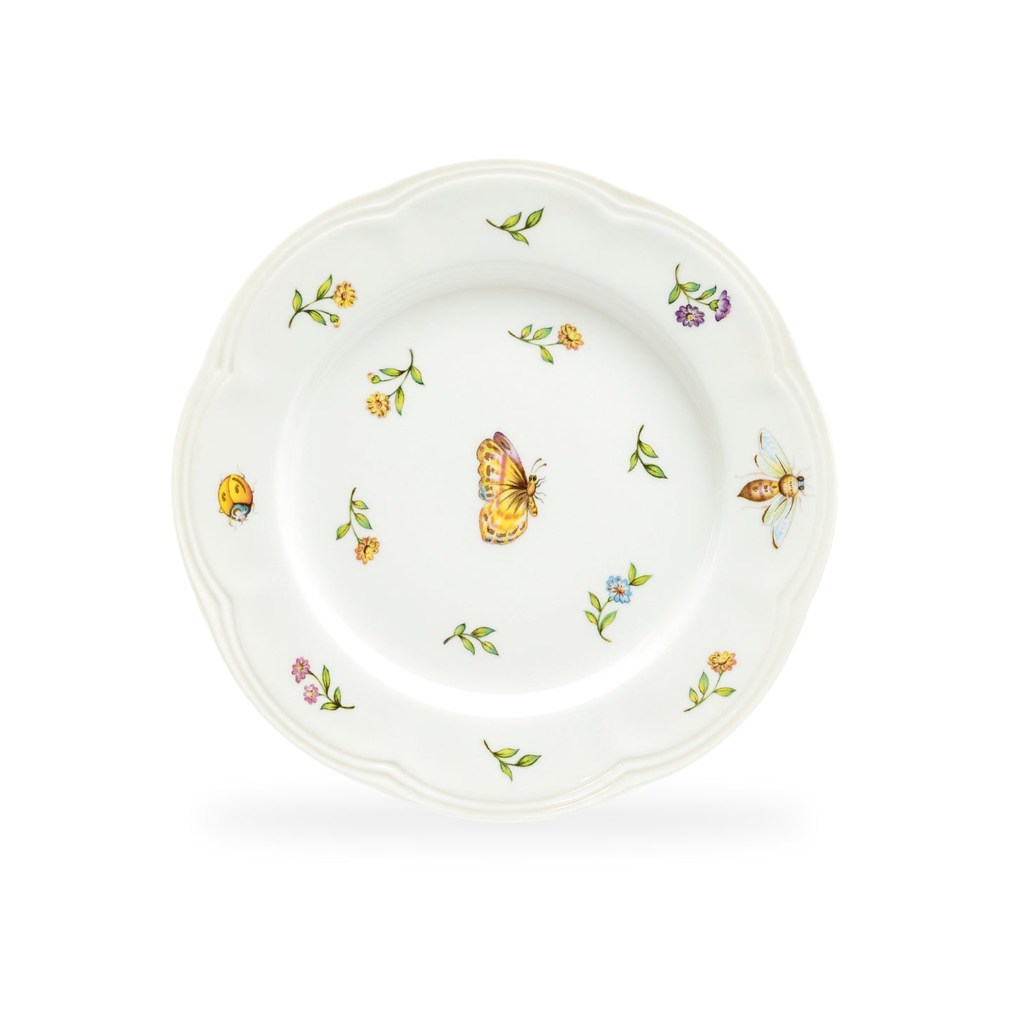 Summer Garden Fine Porcelain Dessert Plate