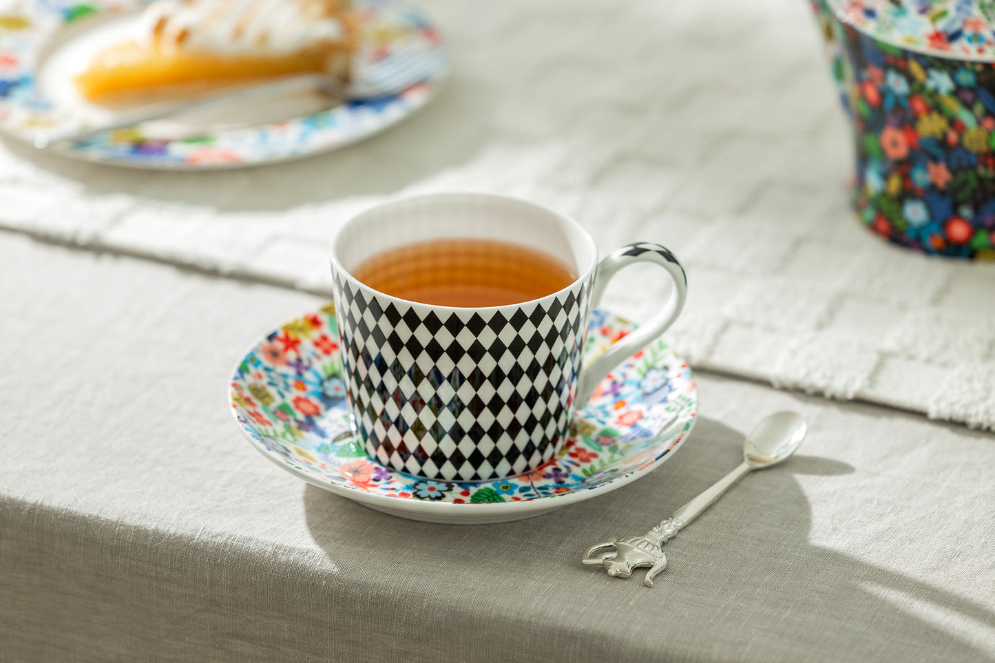 Mad Hatter Bone China Cup and Saucer