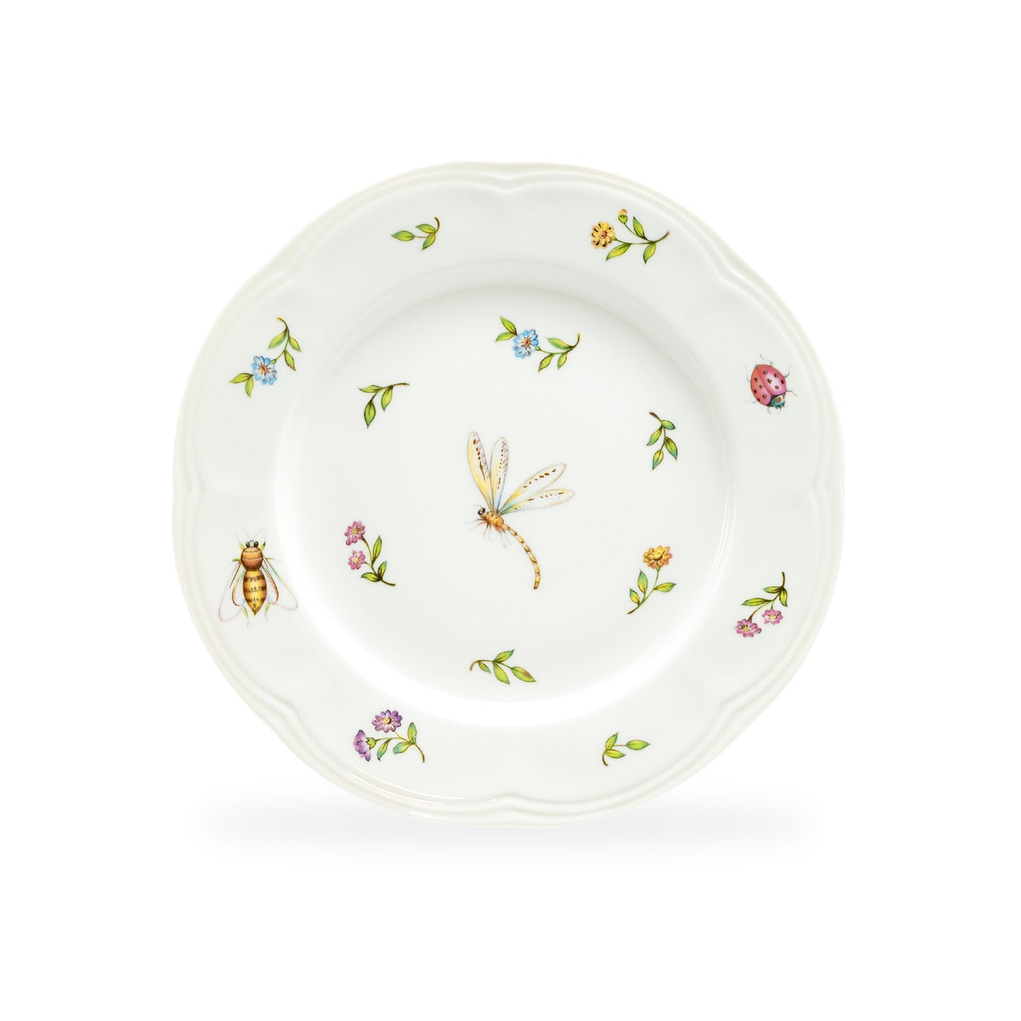 Summer Garden Fine Porcelain Dessert Plate