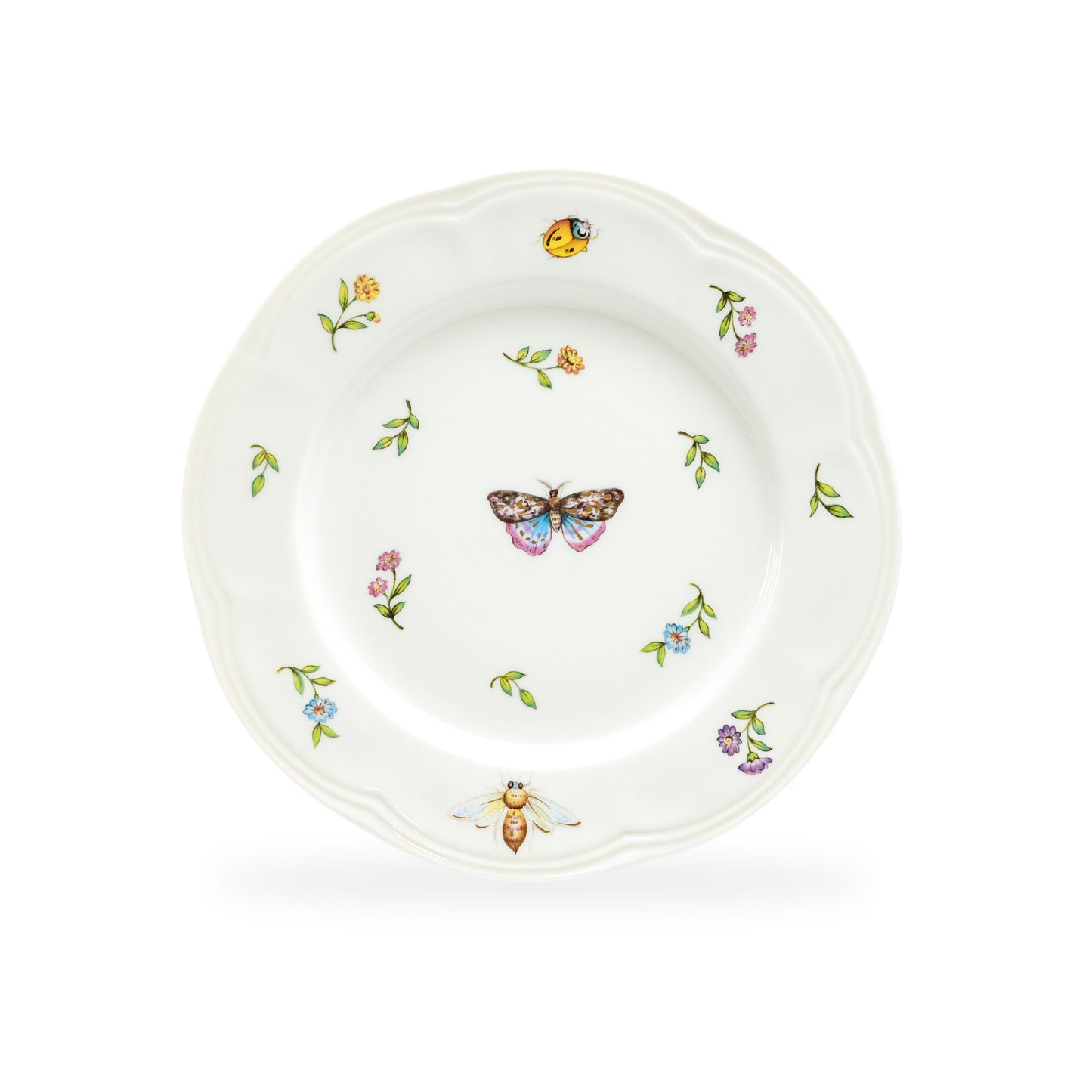 Summer Garden Fine Porcelain Dessert Plate