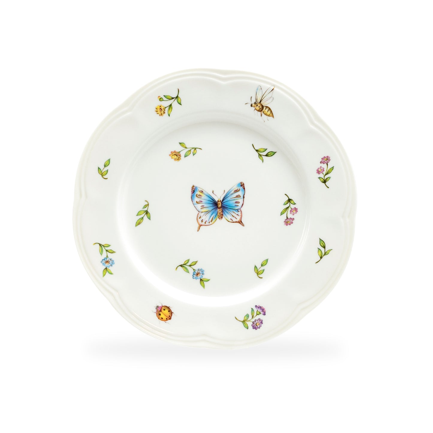 Summer Garden Fine Porcelain Dessert Plate