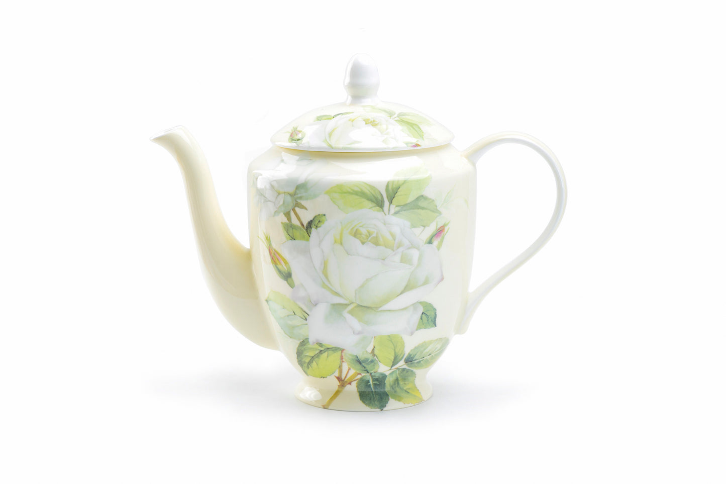 Iceberg Rose Bone China Teapot
