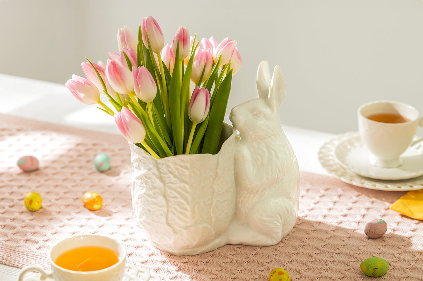 Bunny Figurine Vase