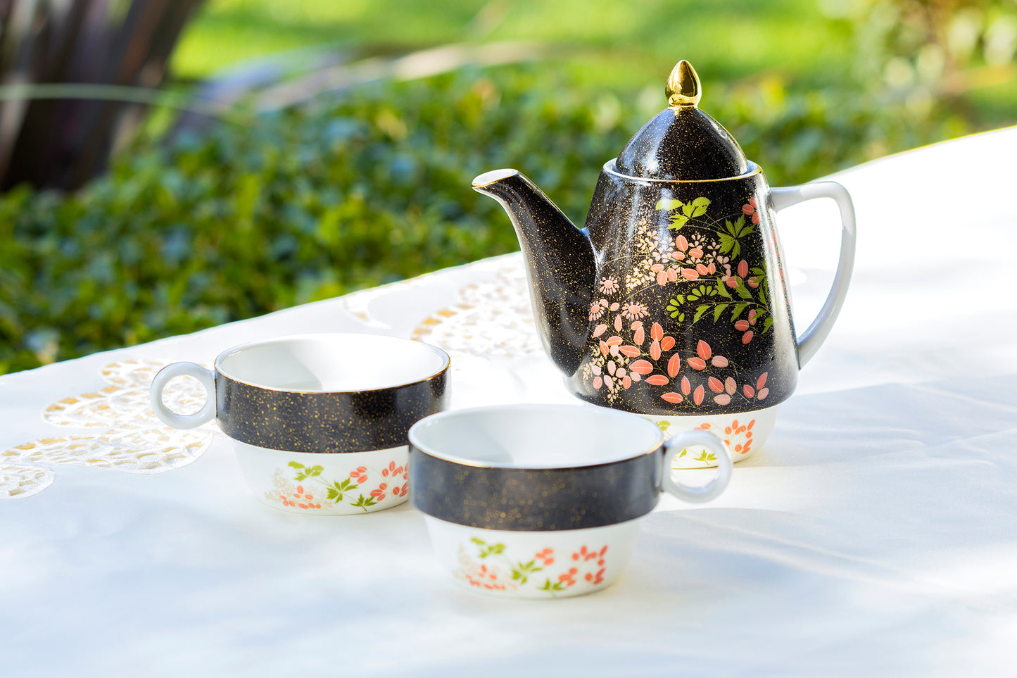 Tokyo Blossom Fine Porcelain Tea For Two Set
