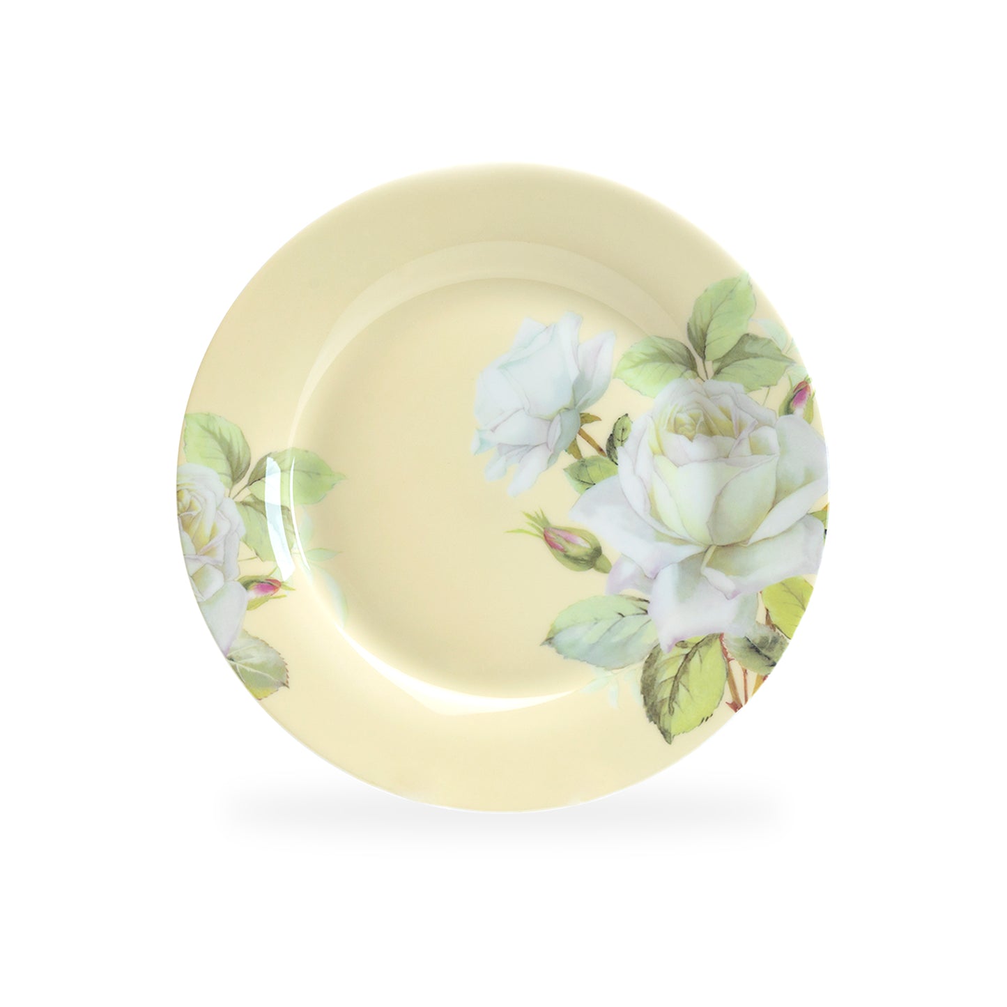 Iceberg Rose Bone China Dessert Plate