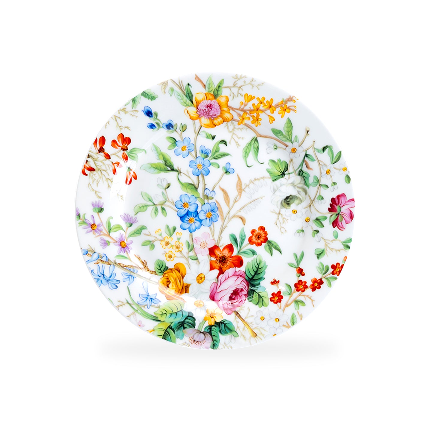 Lismore Rose Garden Fine Porcelain Breakfast Jumbo Cup and Saucer