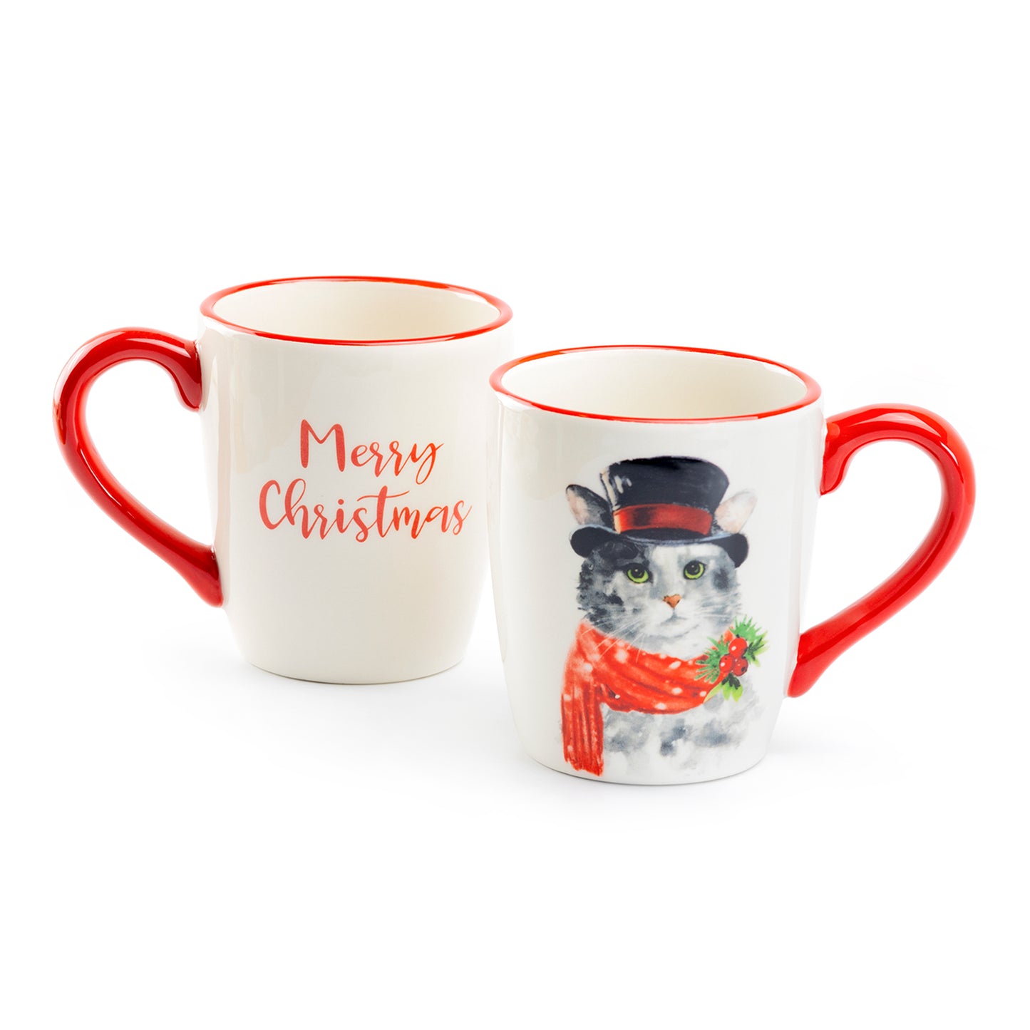 Merry Christmas Cat Mug