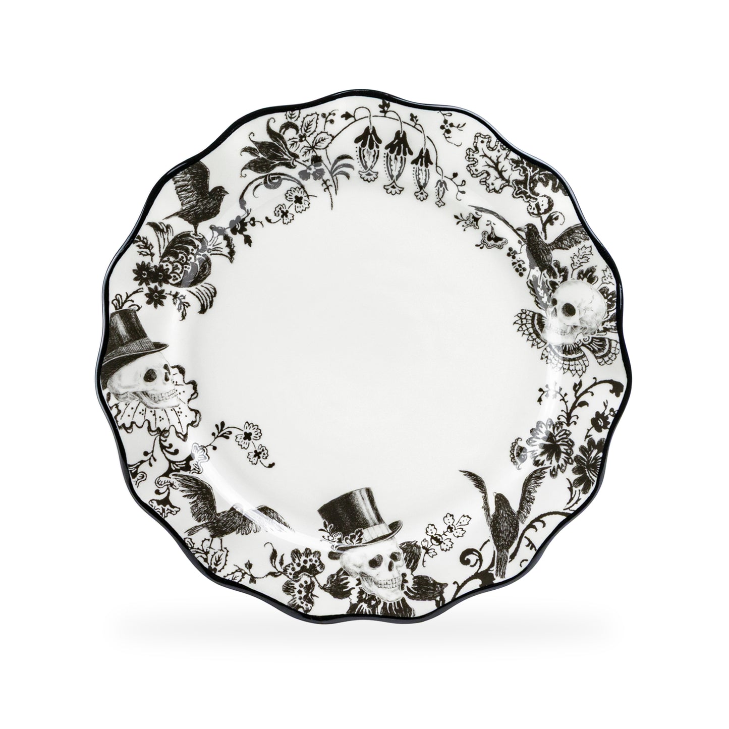 Halloween Midnight Gothic Dinner Plate