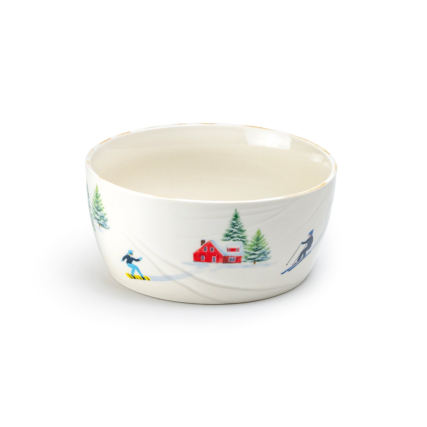 Winter Ski Slope Bowl