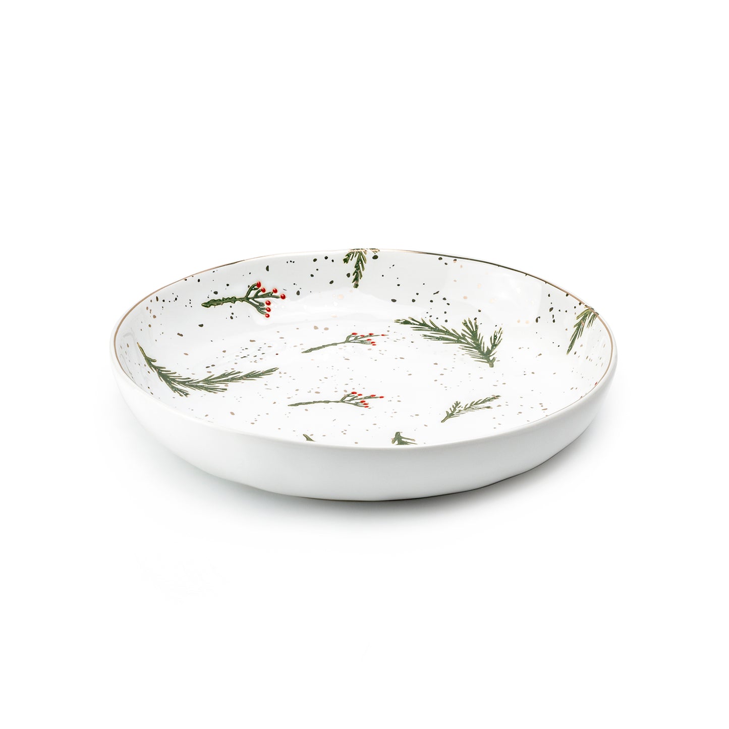 Holly Berries 10-inch Pasta Bowl