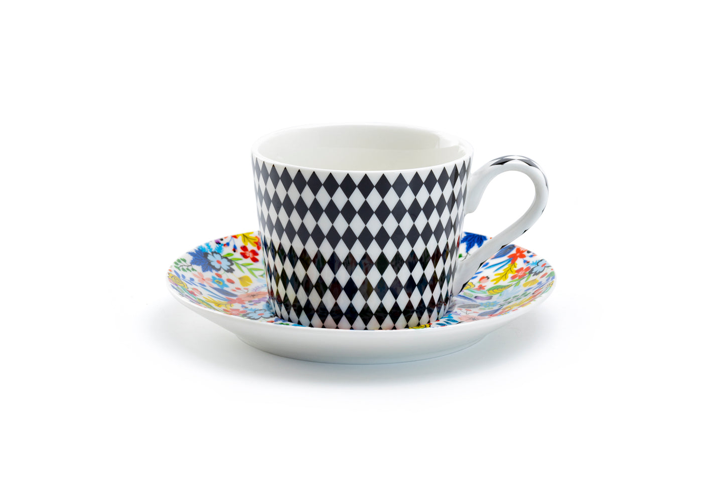 Mad Hatter Bone China Cup and Saucer