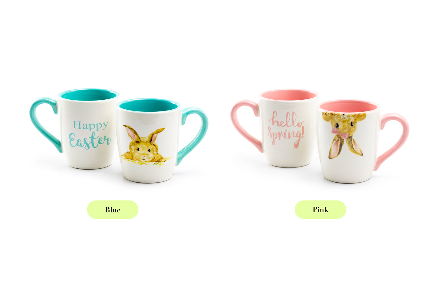 Happy Easter Blue Bunny Mug