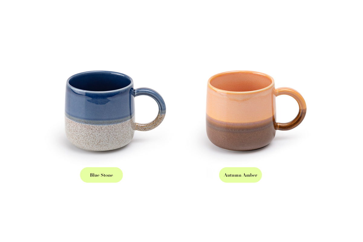 Blue Stone Two-Tone Coffee Mug