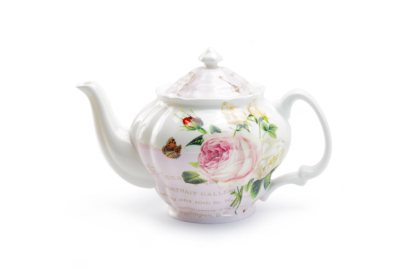 Liz's Rose Garden Bone China Teapot