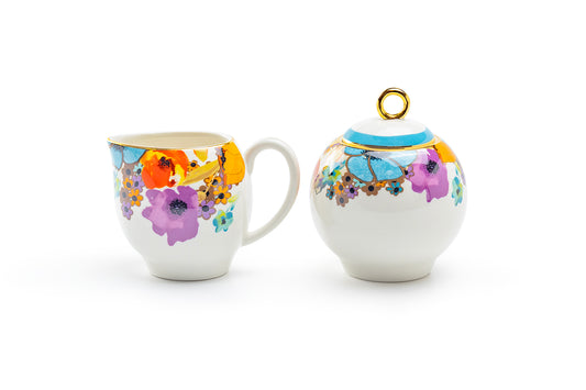 Meadow Joy Fine Porcelain Sugar & Creamer Set