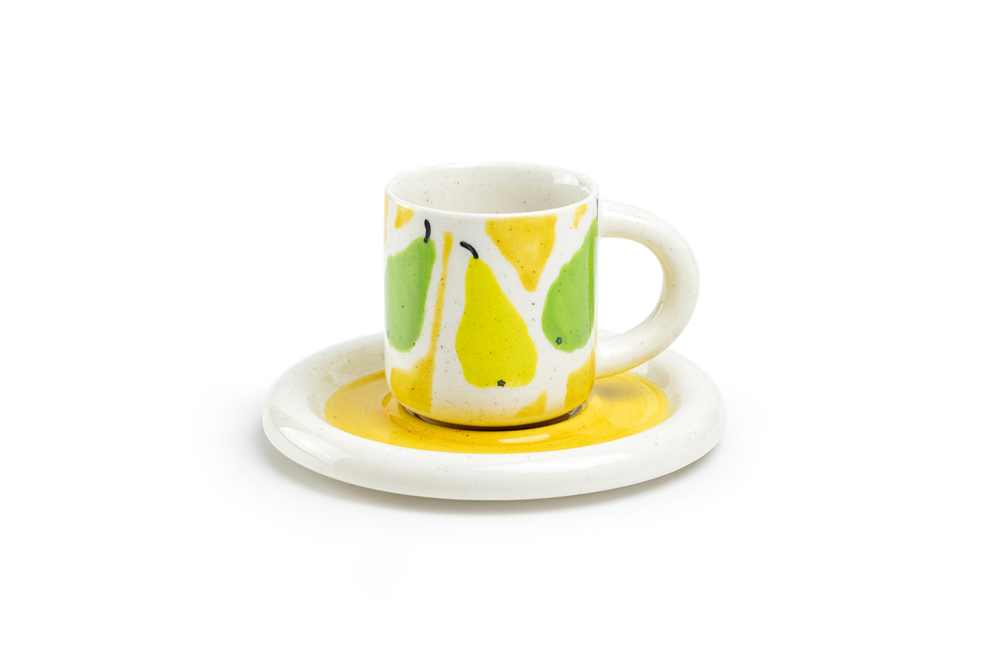 Pear Delight 4oz Demitasse Cup and Saucer
