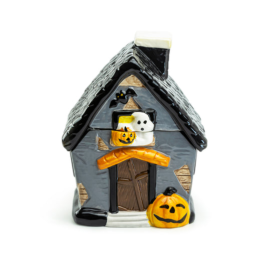 Halloween Haunted House Cookie Jar