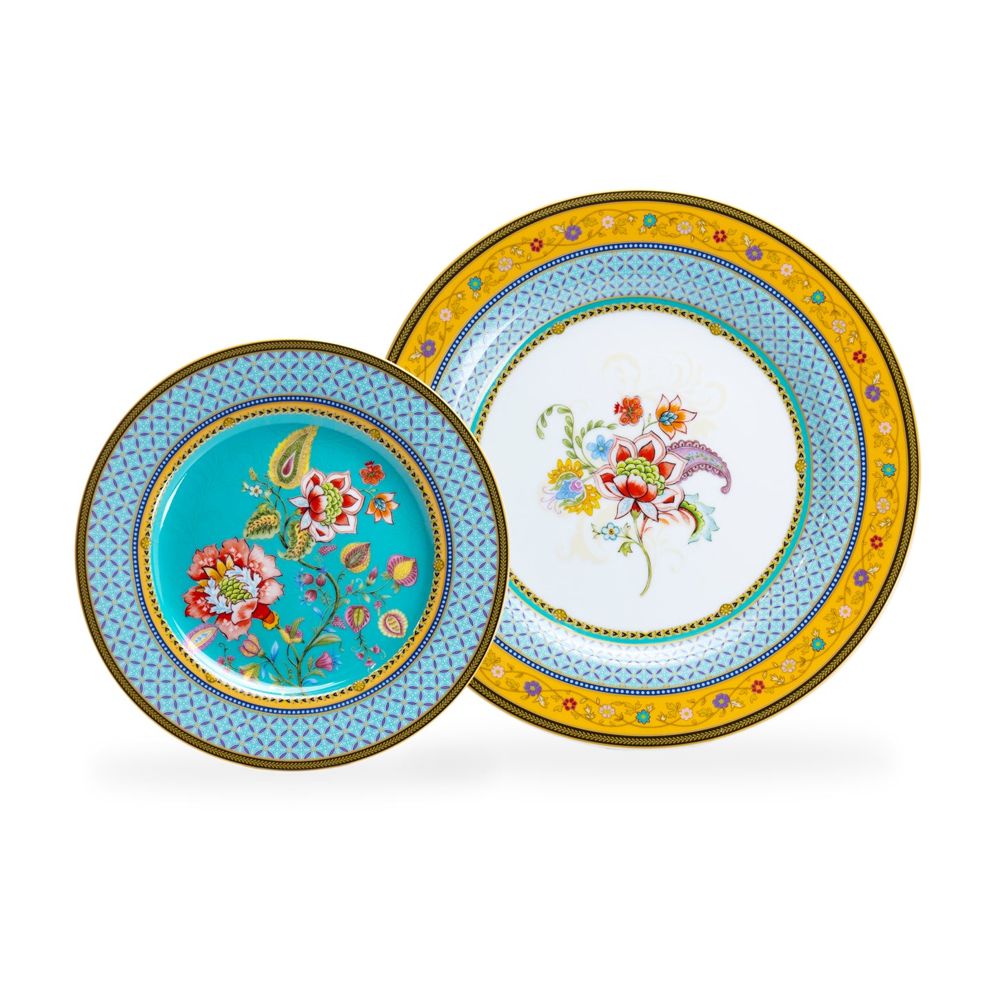 Emperor's Garden Fine Porcelain Tea Cup and Saucer