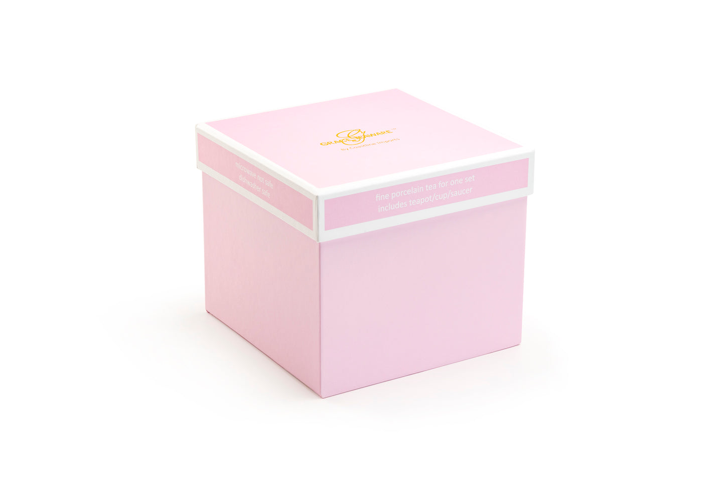 Grace's Rose Fine Porcelain Tea For One Set with Pink Gift Box