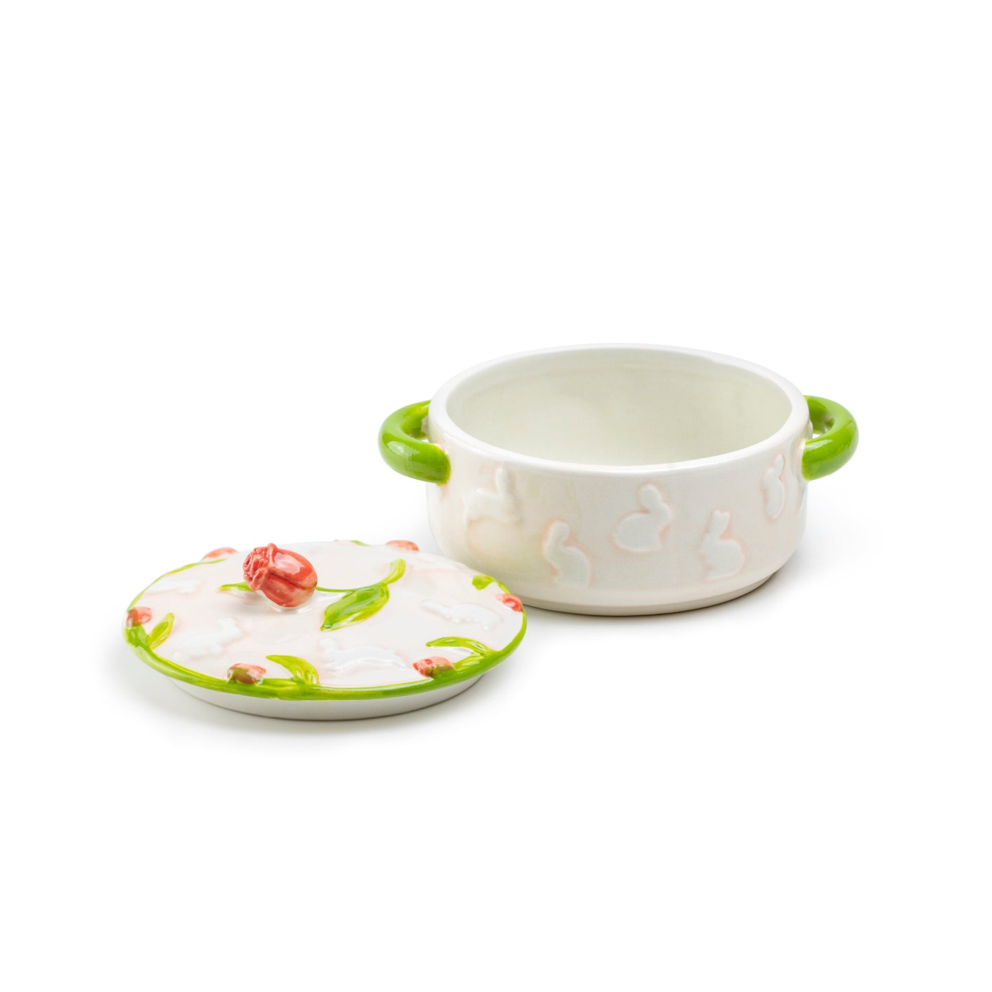 Garden Tulip Bunny Mini Candy Jar