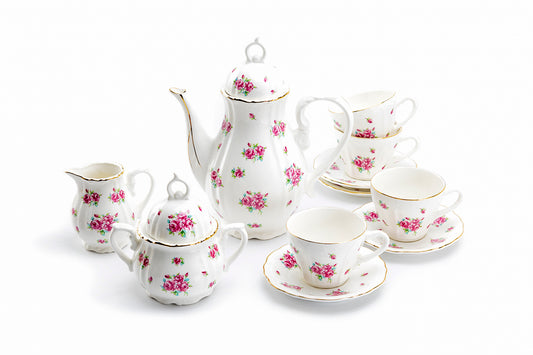 Rose Bud Fine Porcelain Children's Tea Set