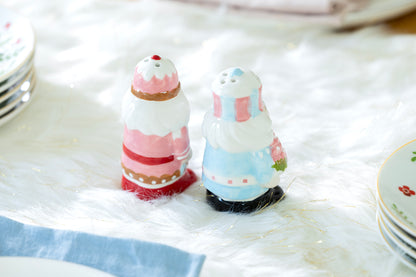 Gift Boxed Pastel Royal Nutcrackers Figurine Salt and Pepper Shaker Set
