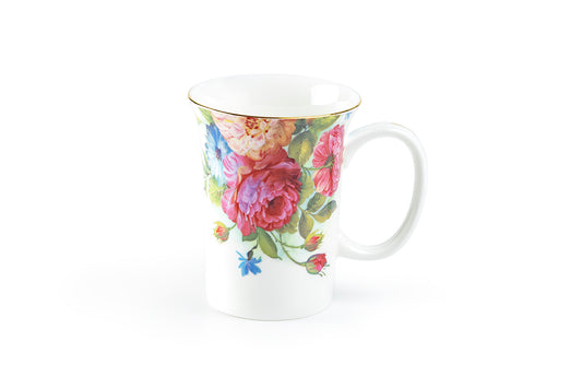 Sandra's Rose with Butterflies Bone China Mug