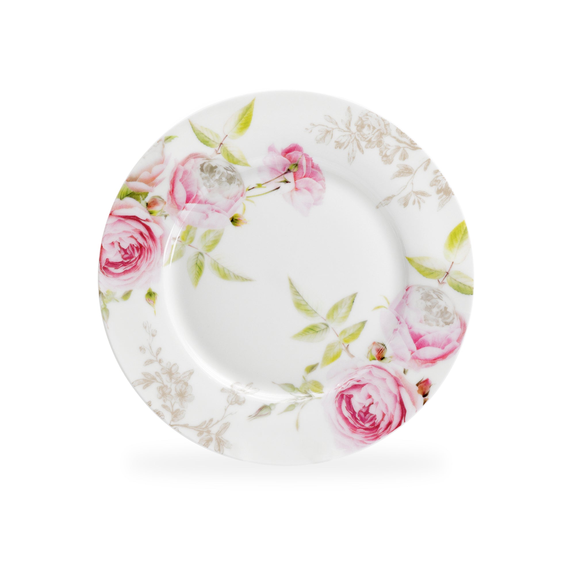 Beau Rose Bone China Dessert Plate – Grace Teaware